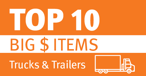 Used transportation assets sold by Ritchie Bros.